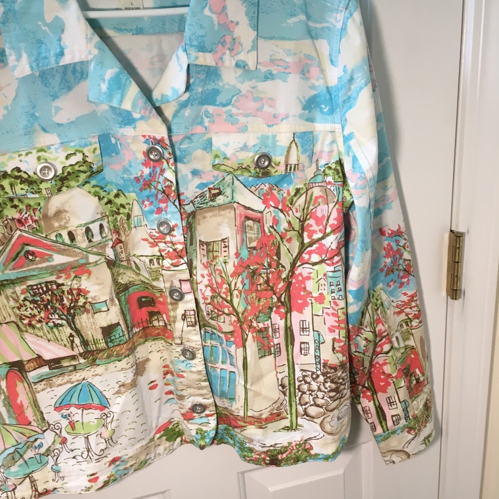 Christopher & Banks Unique Design Button Up Jacket - image 4